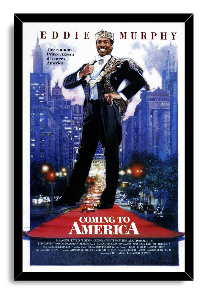 Eddie Murphy Prince Akeem Coming to America Decorative Painting (paper and canvas) art poster printing print