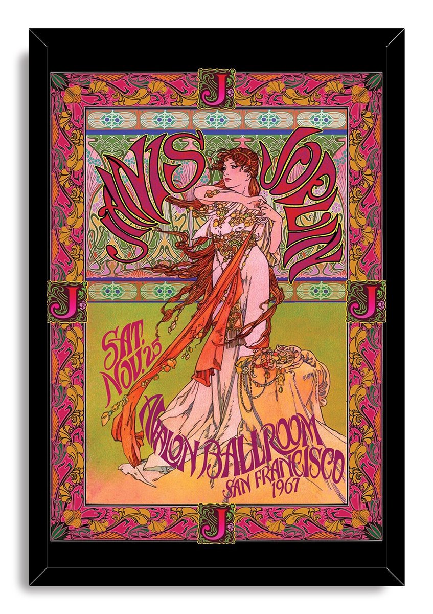 Art Nouveau Woman Psychedelic Concert Poster Decorative Painting (paper and canvas) art poster printing print