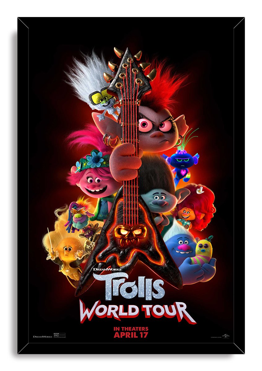 Trolls World Tour Movie Poster Decorative Painting (paper and canvas) art poster printing print