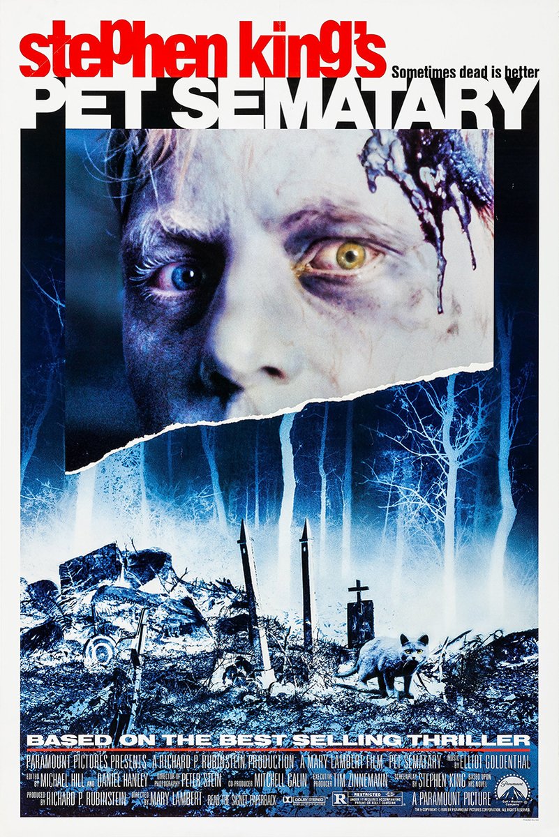 Stephen King's Pet Sematary Movie Poster Decorative Painting (paper and canvas) art poster printing print