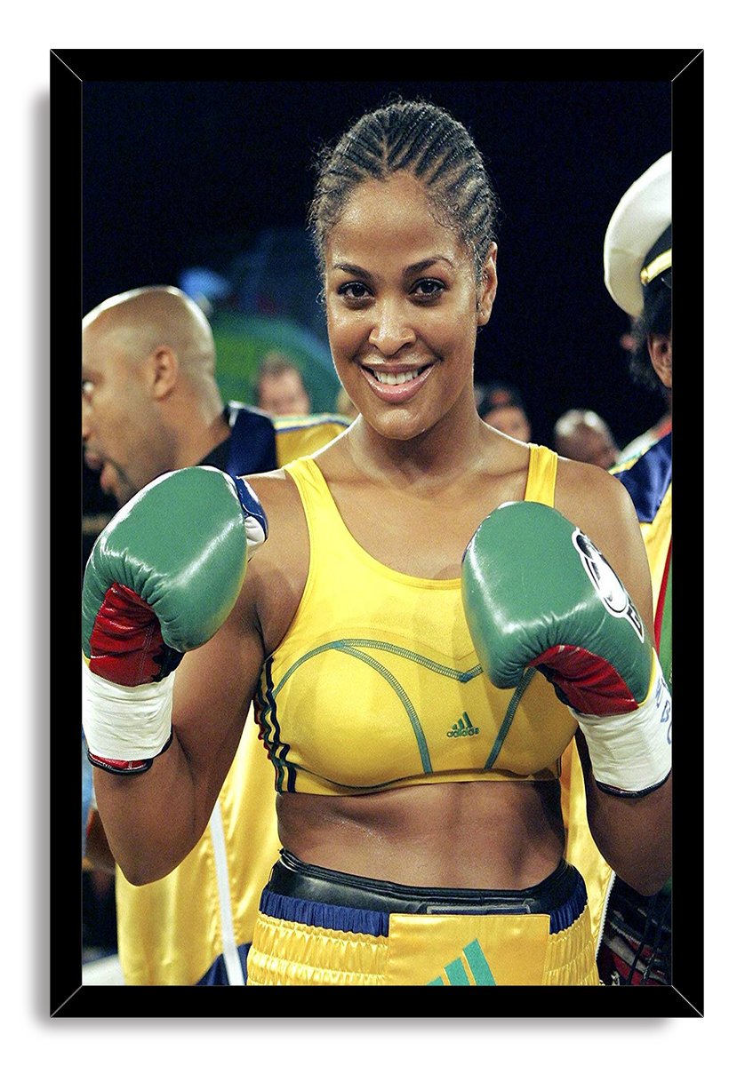 Laila Ali Boxer Decorative Painting (paper and canvas) art poster printing print