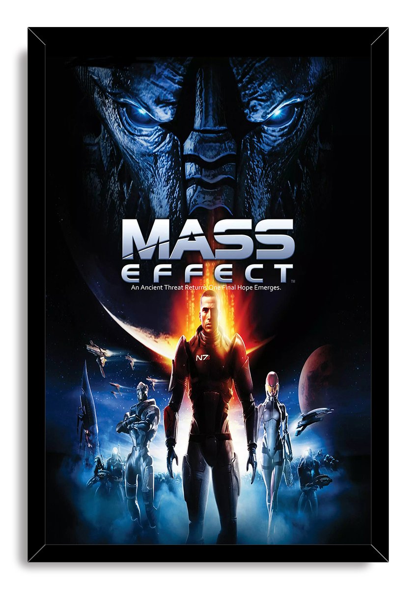 Mass Effect Sci-Fi Game Decorative Painting (paper and canvas) art poster printing print