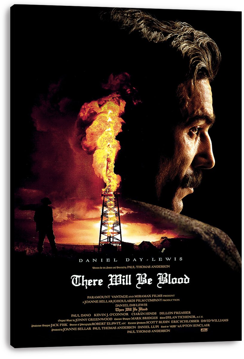 There Will Be Blood Decorative Painting (paper and canvas) art poster printing print