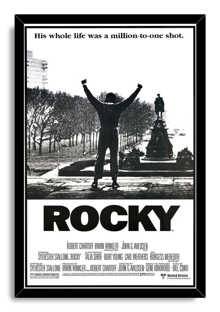 Rocky Balboa Triumphant Decorative Painting (paper and canvas) art poster printing print