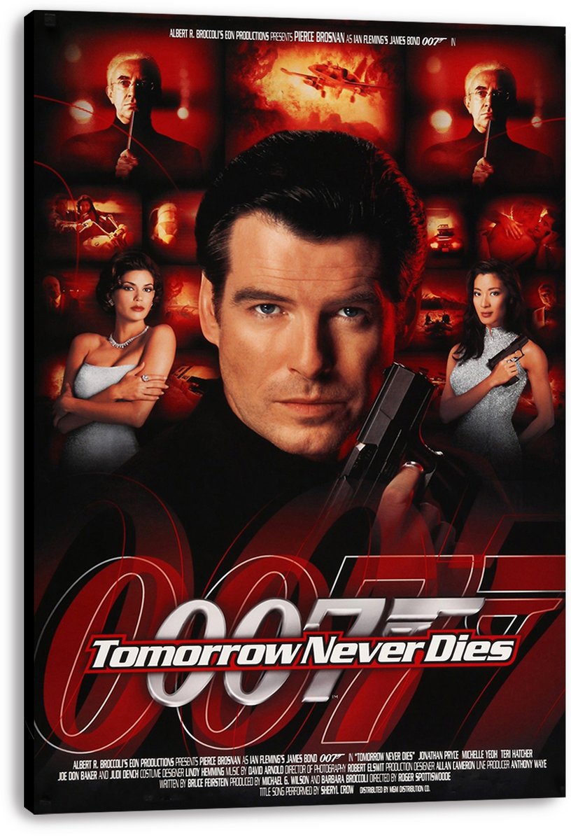 James Bond 007 Tomorrow Never Dies Movie Poster Decorative Painting (paper and canvas) art poster printing print