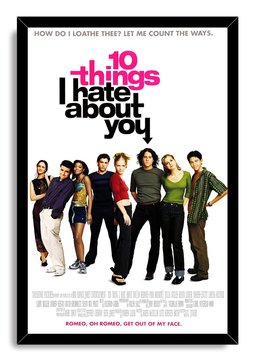 10 Things I Hate About You Movie Decorative Painting (paper and canvas) art poster printing print