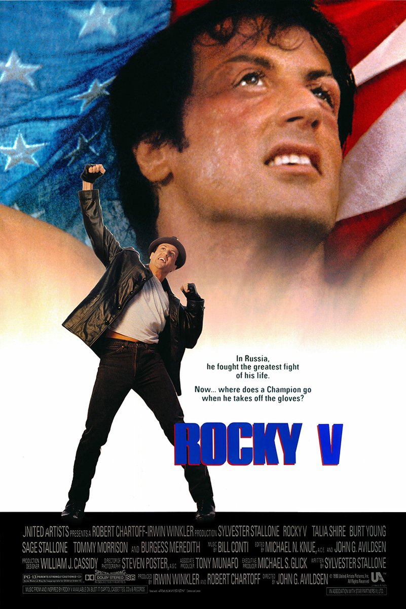 Rocky V Sylvester Stallone Movie Poster Decorative Painting (paper and canvas) art poster printing print