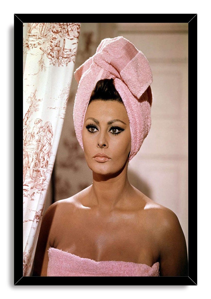Sophia Loren Decorative Painting (paper and canvas) art poster printing print