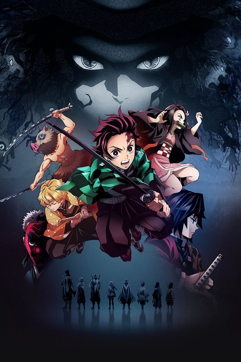 Demon Slayer Characters Anime Decorative Painting (paper and canvas) art poster printing print