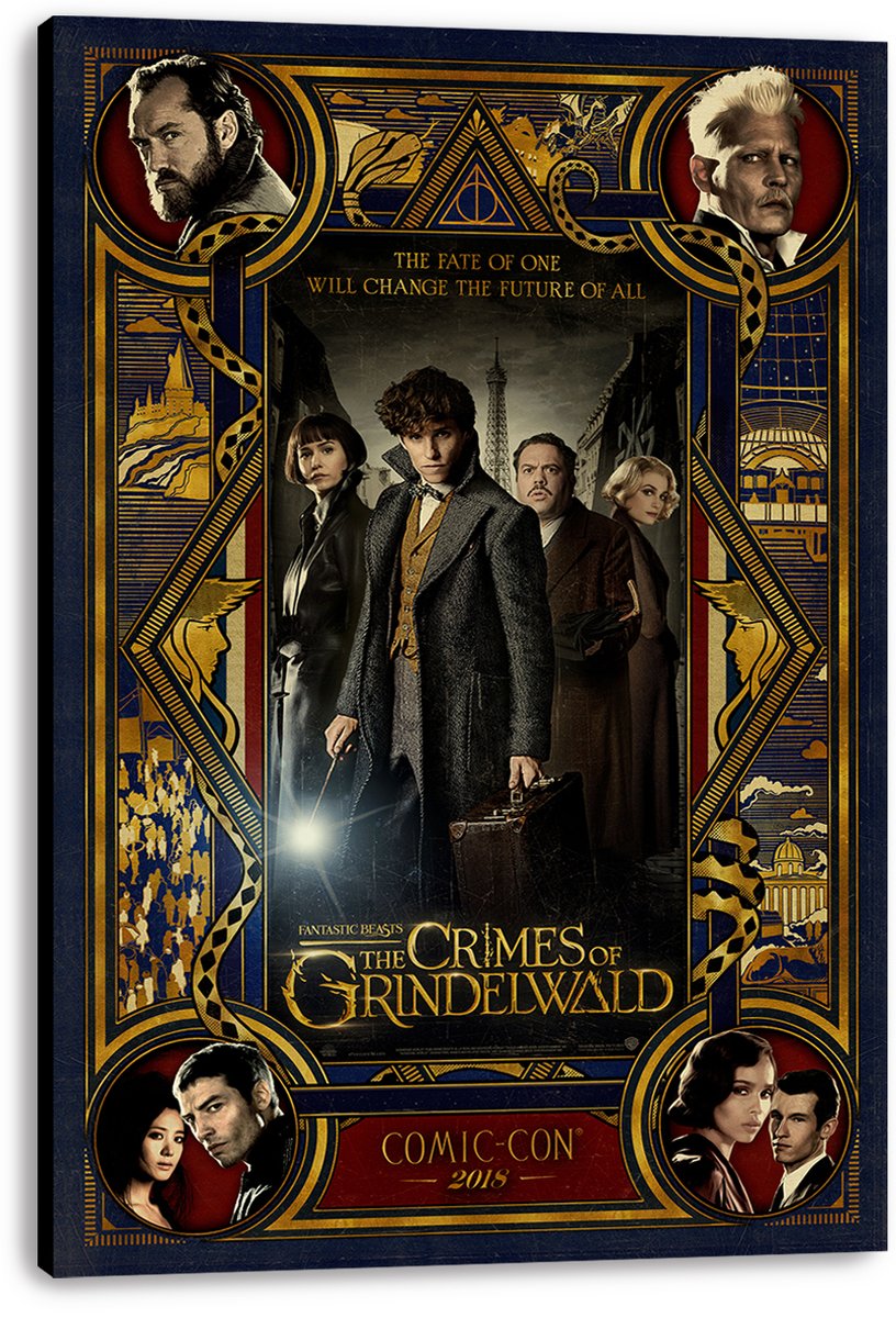 Fantastic Beasts The Crimes of Grindelwald Movie Cast Decorative Painting (paper and canvas) art poster printing print