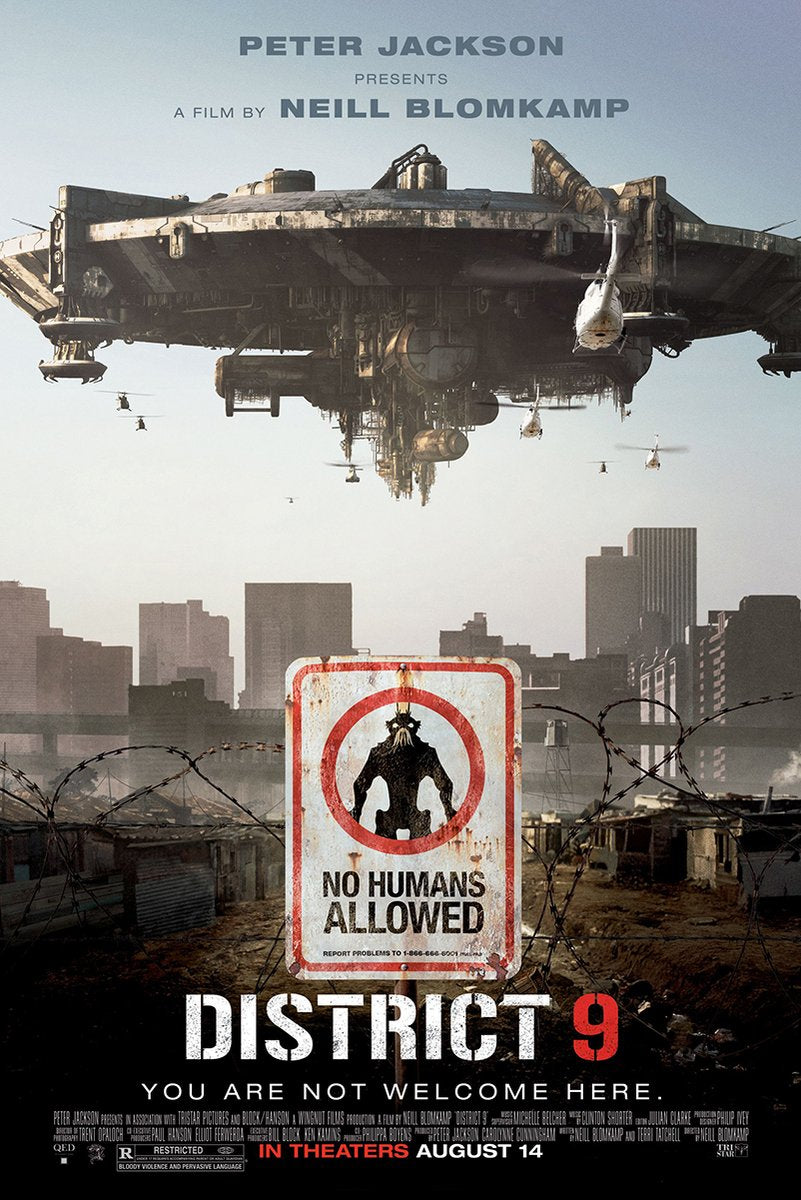 District 9 Movie Decorative Painting (paper and canvas) art poster printing print