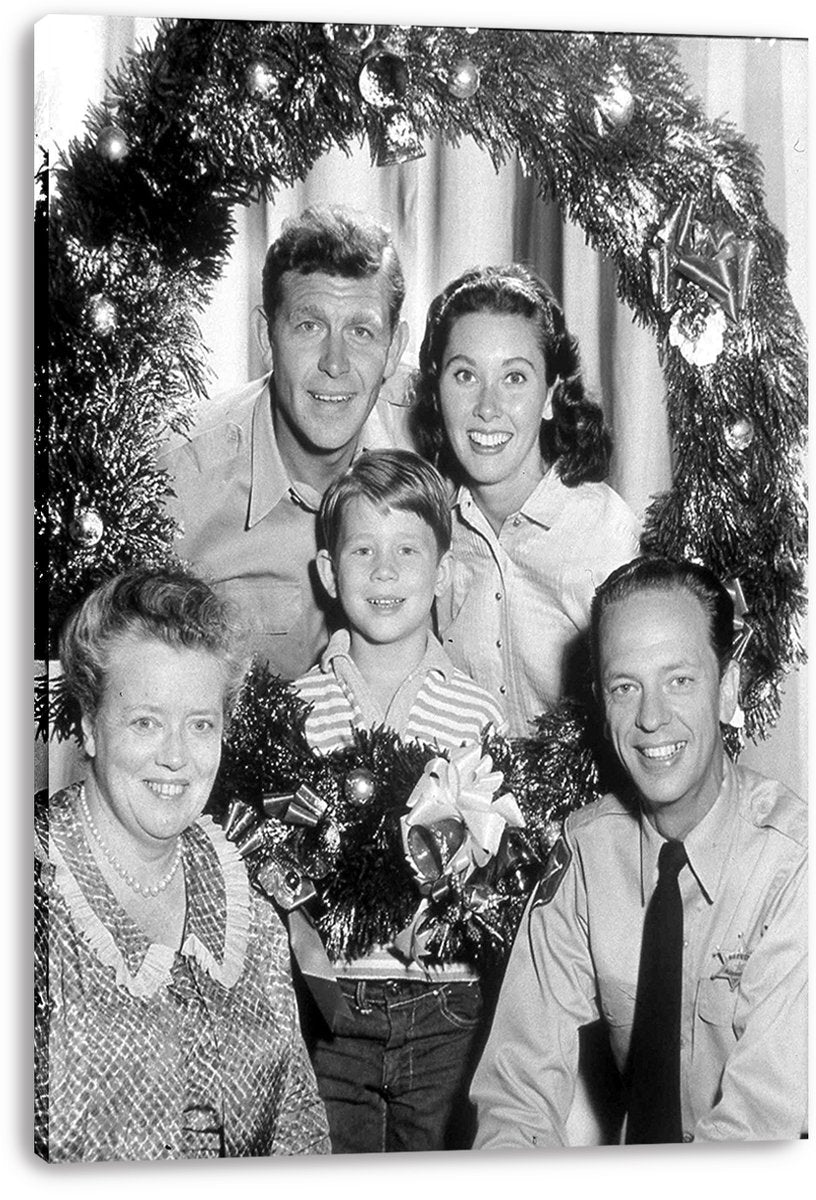 The Andy Griffith Show Cast Christmas Decorative Painting (paper and canvas) art poster printing print