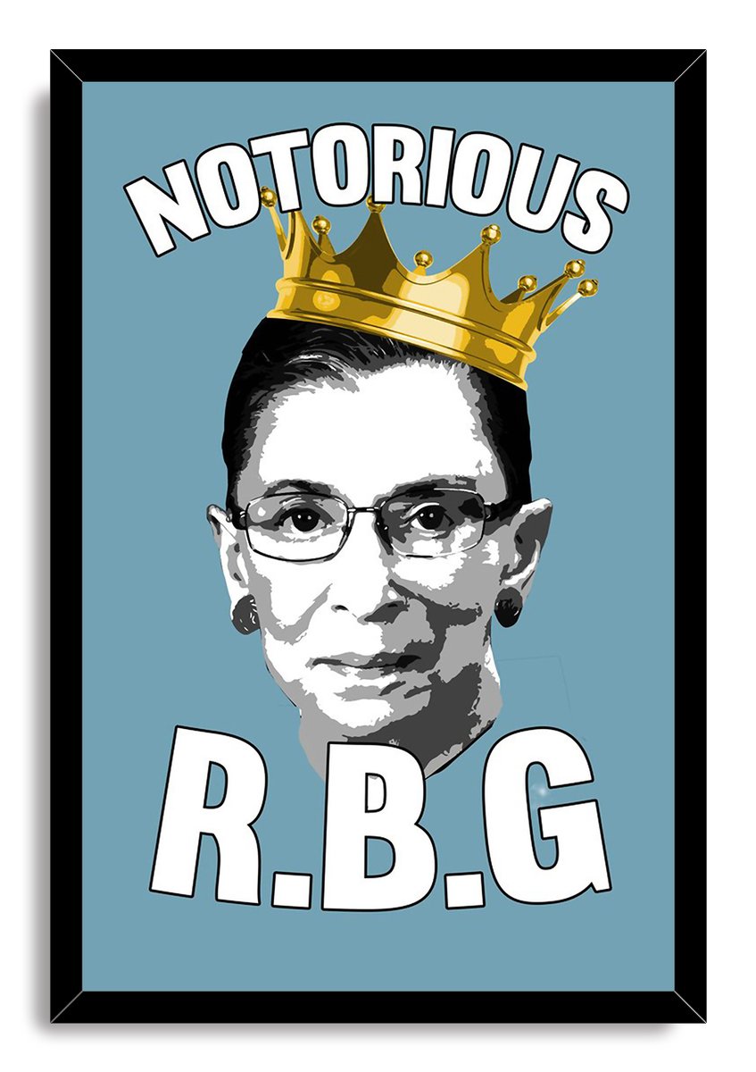 Ruth Bader Ginsburg Notorious RBG Decorative Painting (paper and canvas) art poster printing print