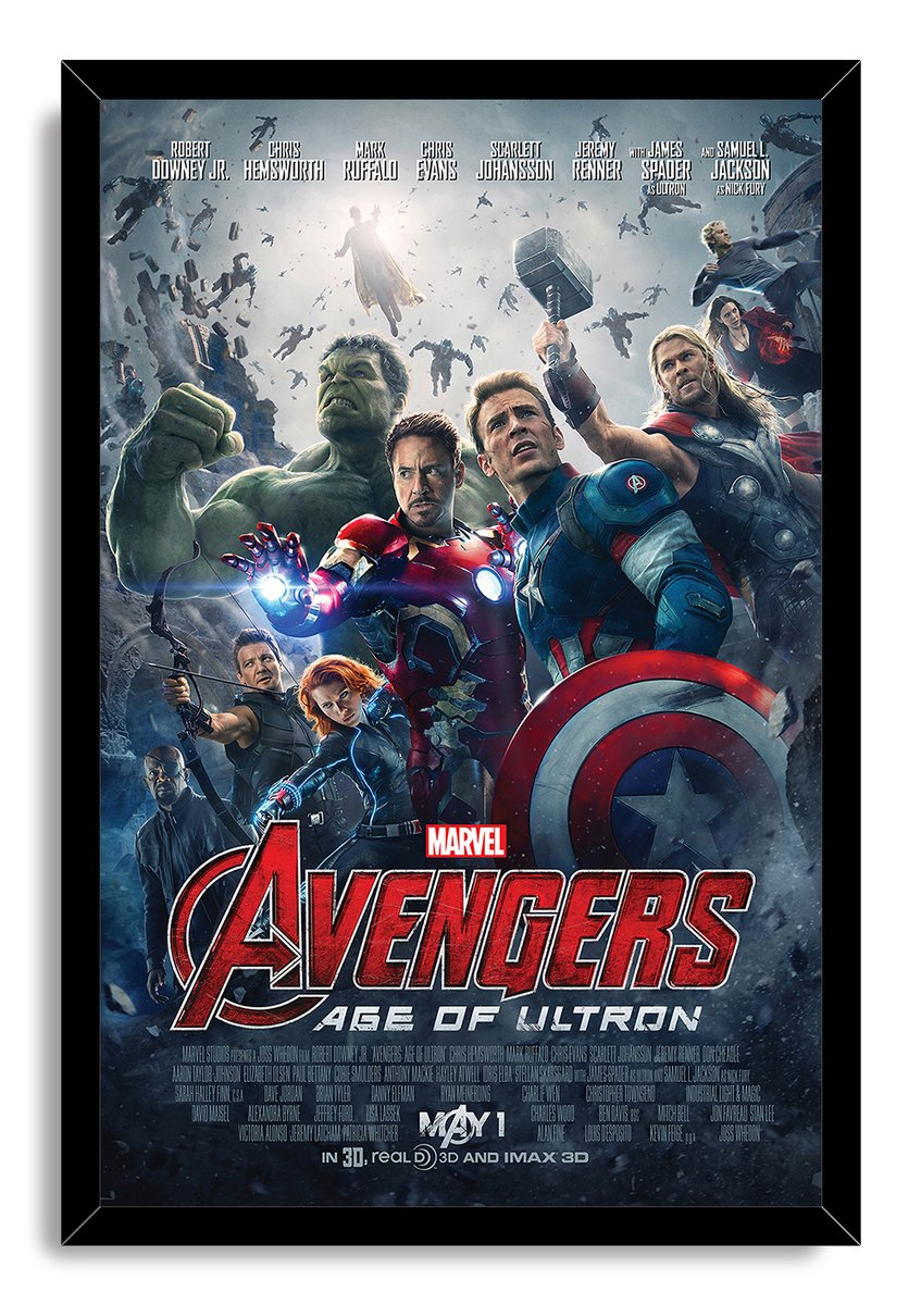 Avengers Age of Ultron Team Decorative Painting (paper and canvas) art poster printing print