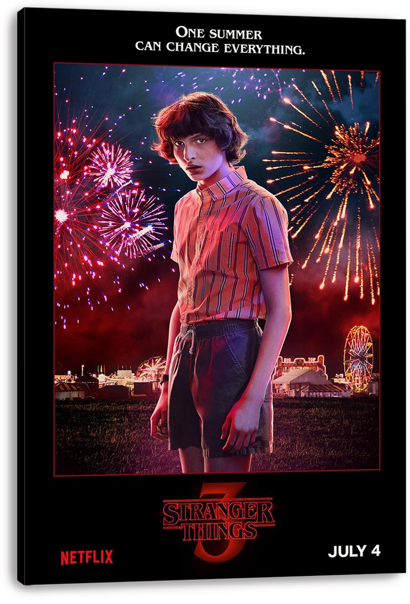 Stranger Things 3 Mike Wheeler Decorative Painting (paper and canvas) art poster printing print