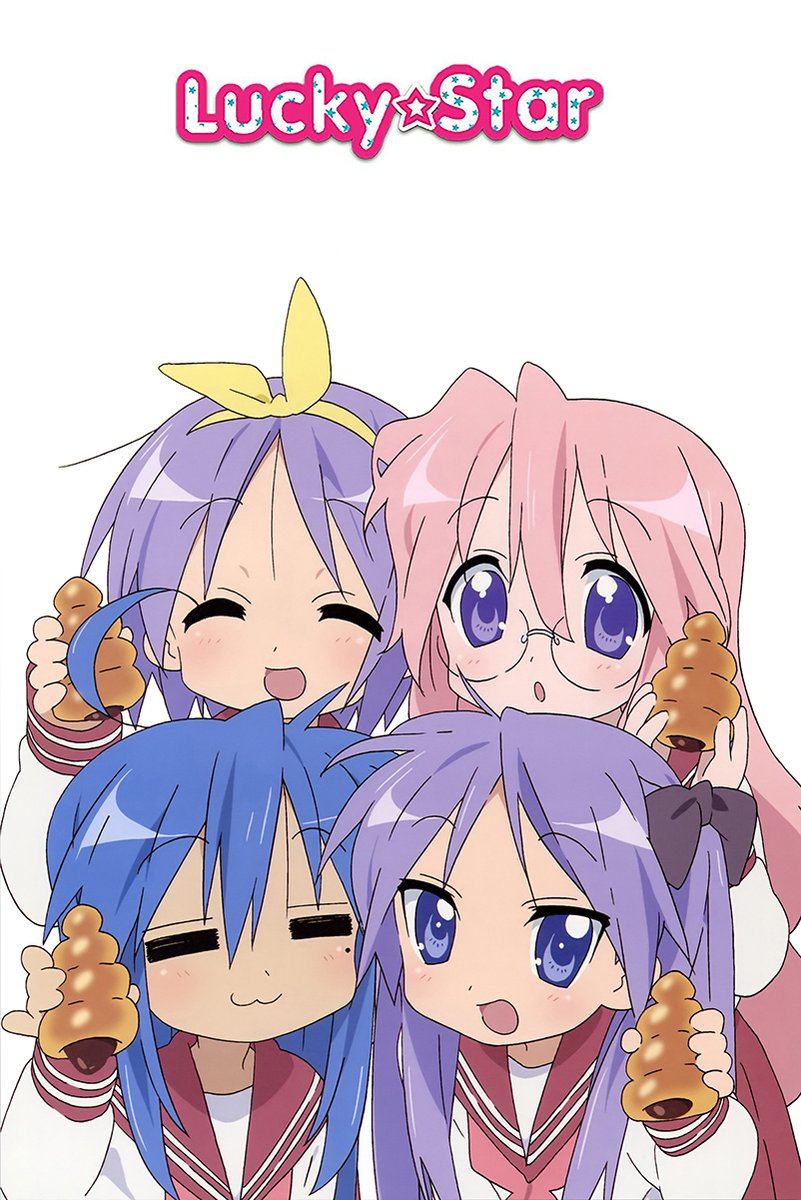 Lucky Star Anime Girls Decorative Painting (paper and canvas) art poster printing print