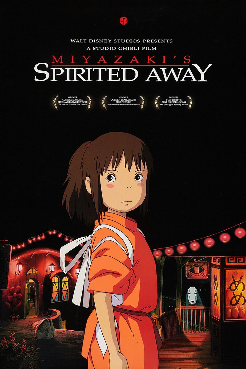 Spirited Away Chihiro Decorative Painting (paper and canvas) art poster printing print