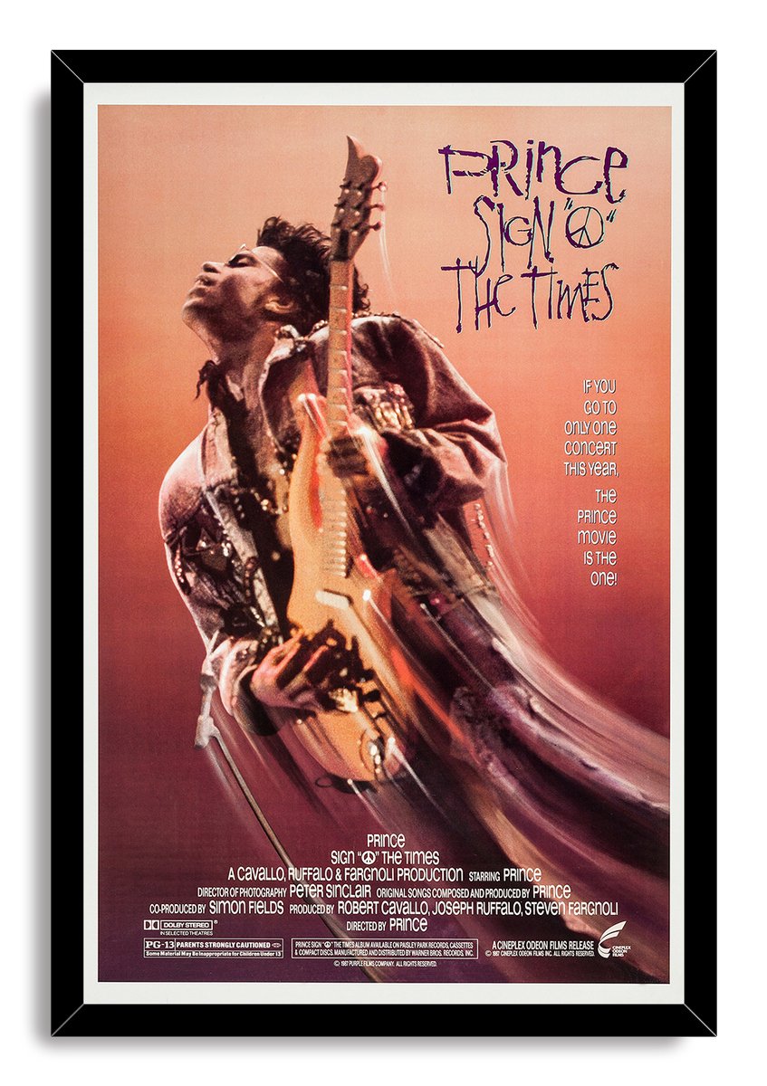 Prince Sign 'O' the Times Decorative Painting (paper and canvas) art poster printing print