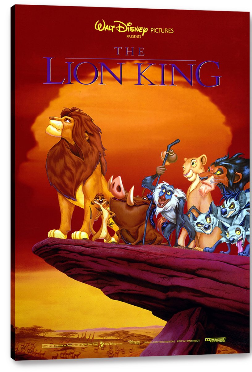 The Lion King Decorative Painting (paper and canvas) art poster printing print
