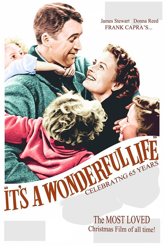 "It's a Wonderful Life" Movie Poster Decorative Painting (paper and canvas) art poster printing print