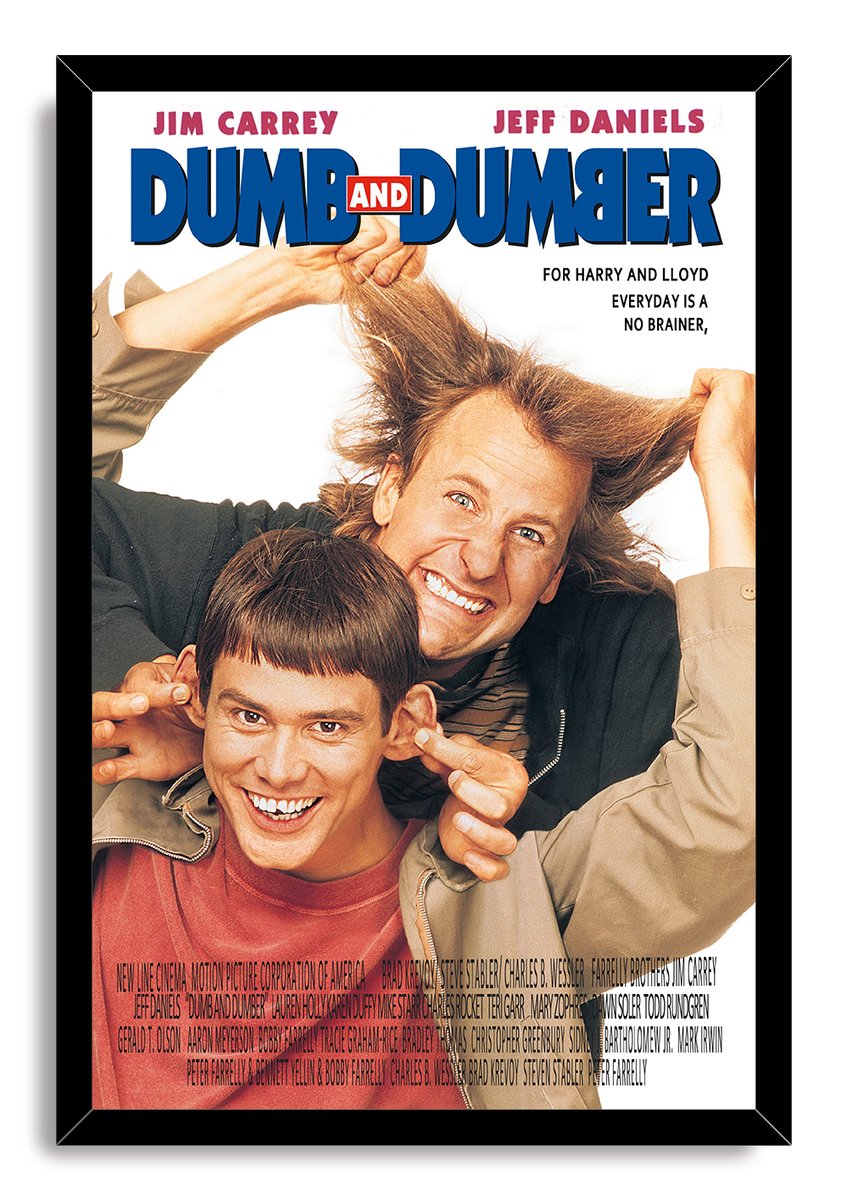 Dumb and Dumber Movie Decorative Painting (paper and canvas) art poster printing print