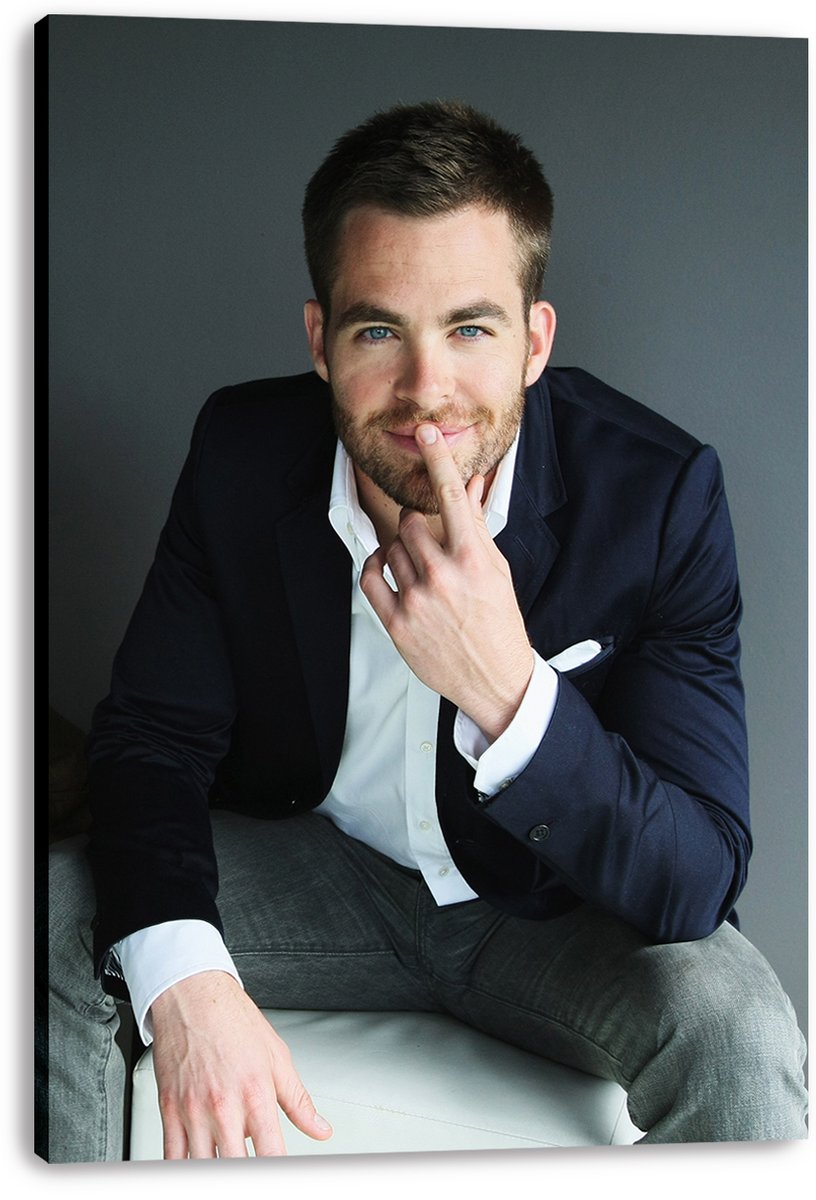 Chris Pine Decorative Painting (paper and canvas) art poster printing print