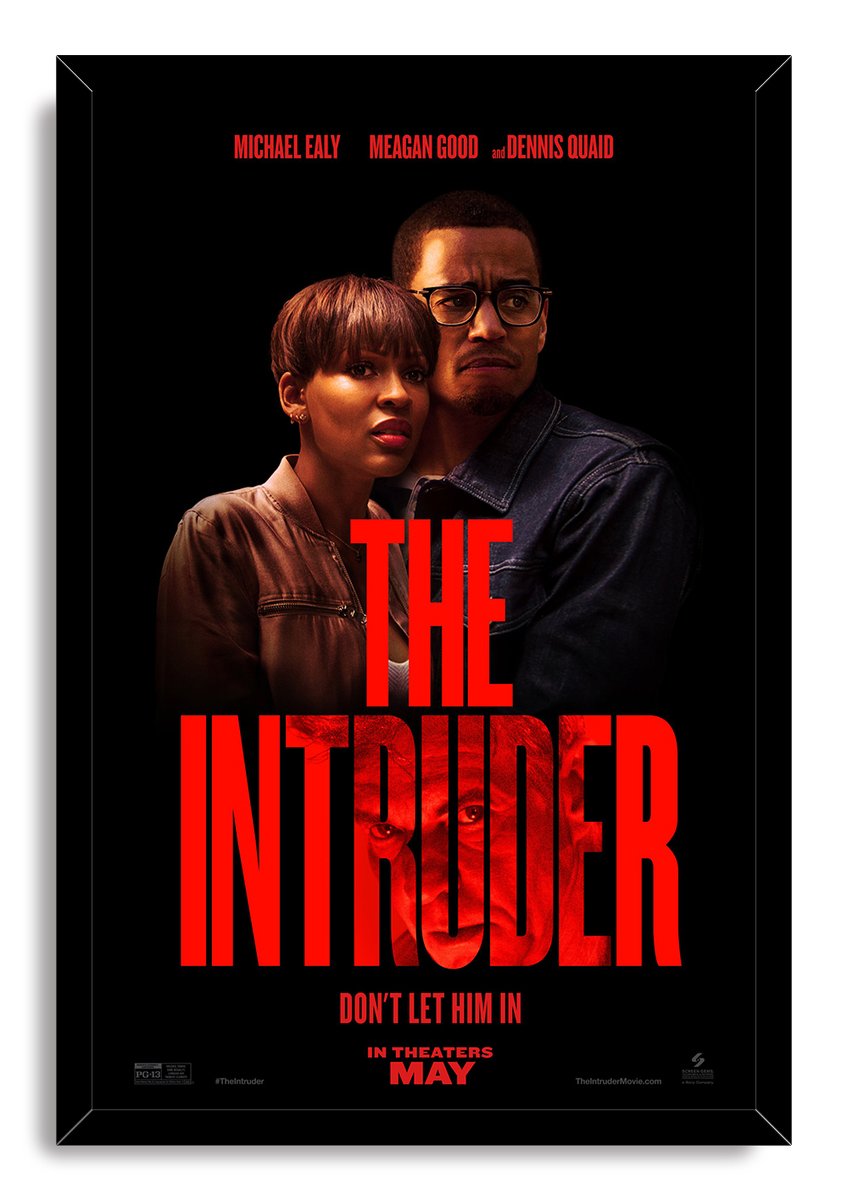 The Intruder Movie Poster Michael Ealy Meagan Good Dennis Quaid Decorative Painting (paper and canvas) art poster printing print