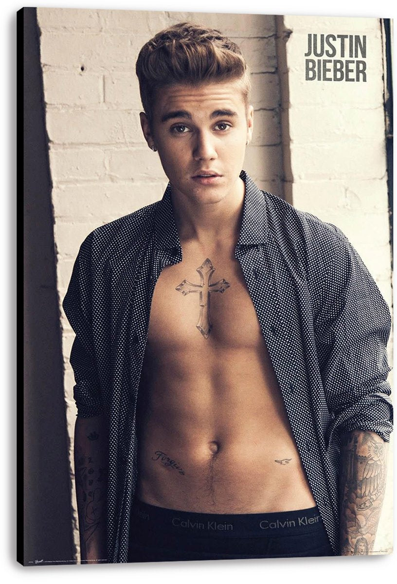 Justin Bieber Decorative Painting (paper and canvas) art poster printing print