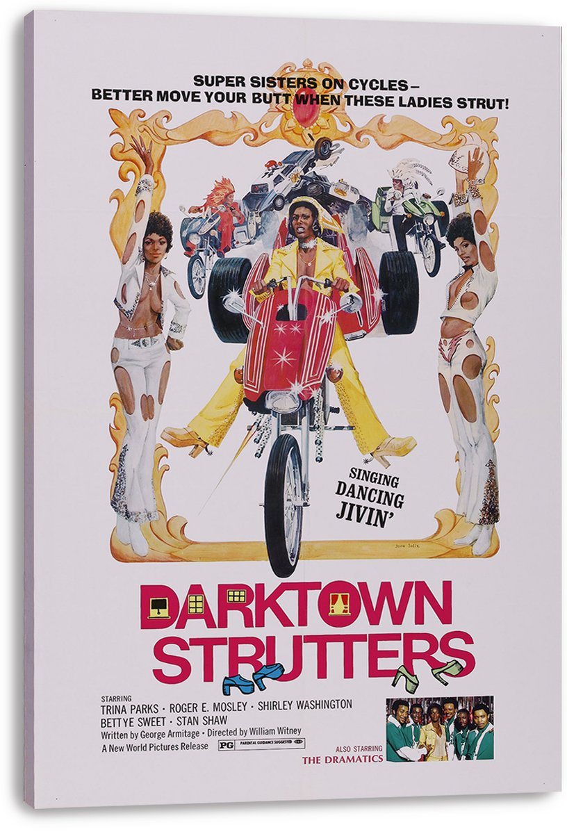 Darktown Strutters Movie Poster Decorative Painting (paper and canvas) art poster printing print