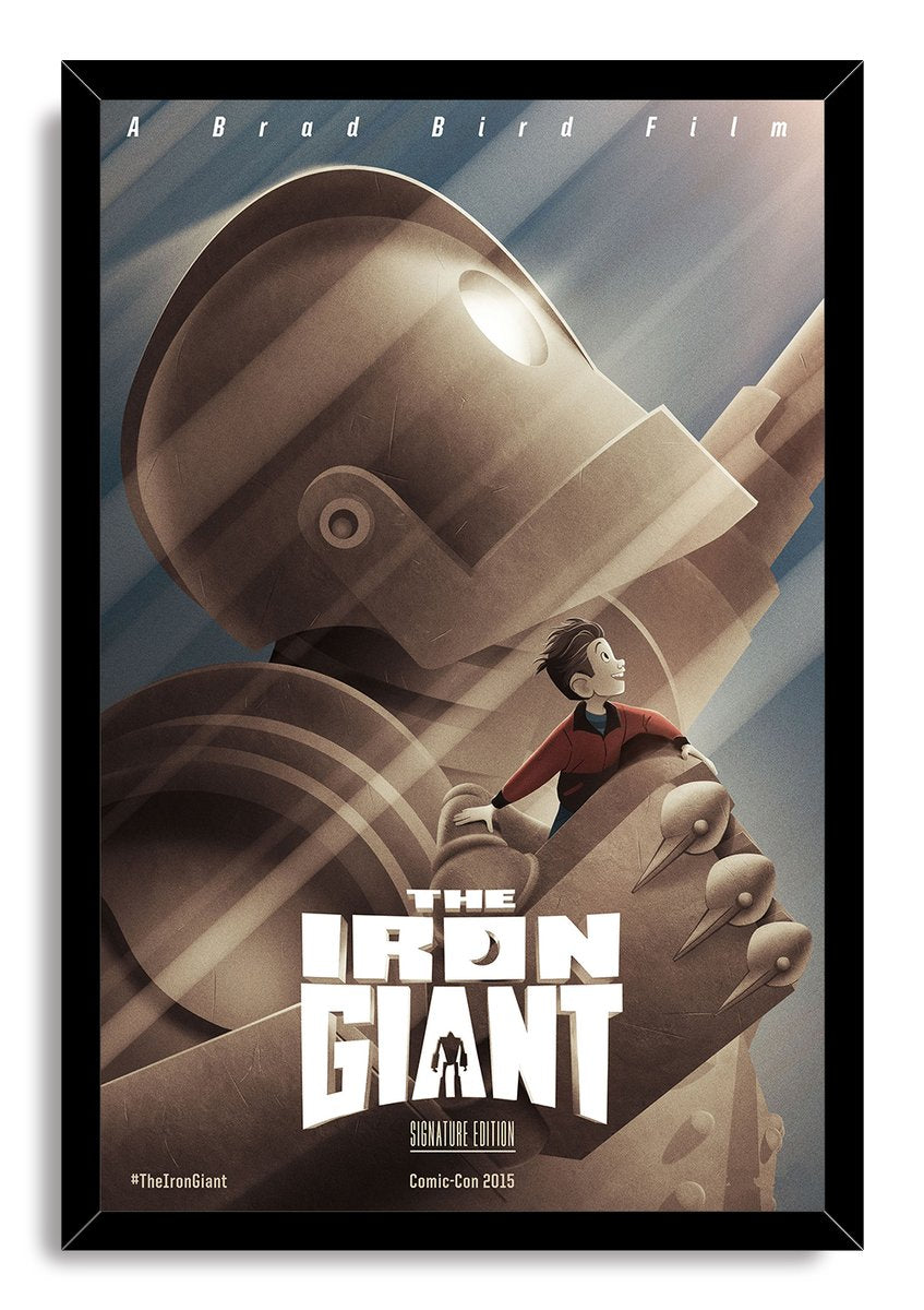 The Iron Giant and Hogarth Hughes Decorative Painting (paper and canvas) art poster printing print