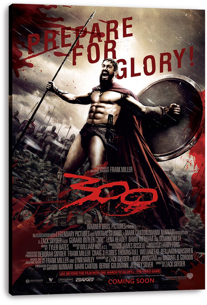 300 Movie King Leonidas Decorative Painting (paper and canvas) art poster printing print