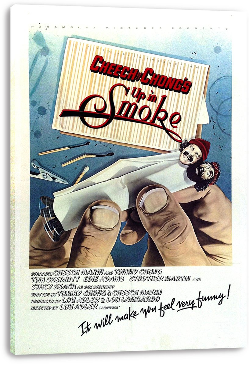 Cheech & Chong's Up in Smoke Movie Poster Decorative Painting (paper and canvas) art poster printing print