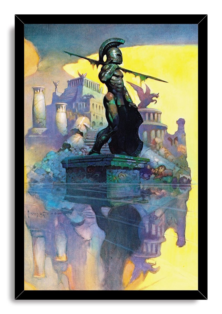 Spartan Warrior Decorative Painting (paper and canvas) art poster printing print