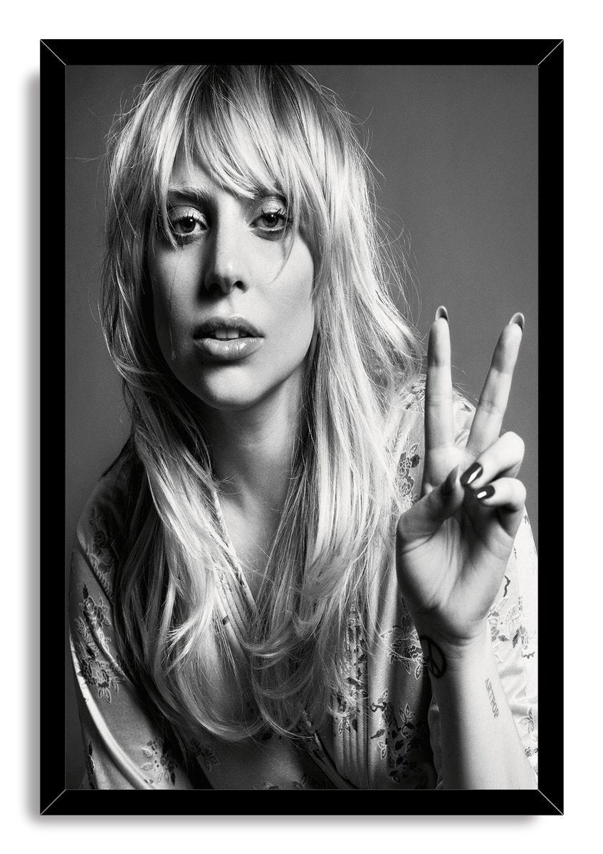 Lady Gaga Portrait Decorative Painting (paper and canvas) art poster printing print