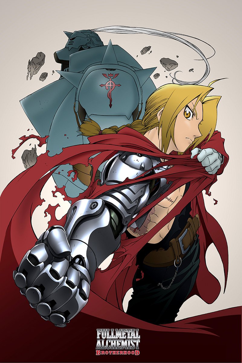 Fullmetal Alchemist Brotherhood Edward Alphonse Elric Decorative Painting (paper and canvas) art poster printing print