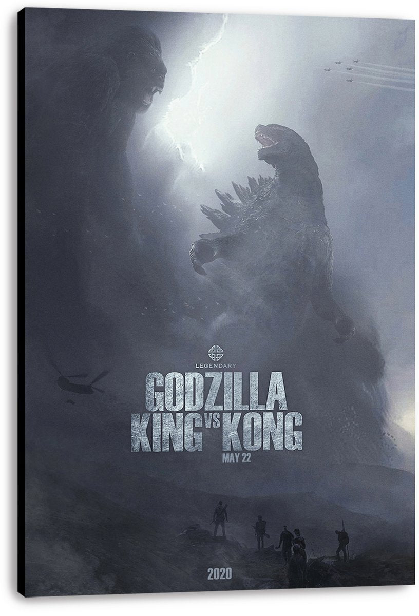 Godzilla vs. King Kong Movie Poster Decorative Painting (paper and canvas) art poster printing print