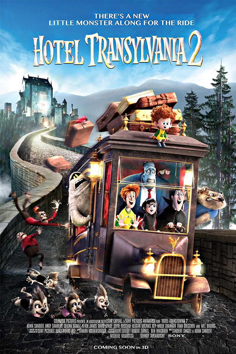 Hotel Transylvania 2 Movie Poster Decorative Painting (paper and canvas) art poster printing print
