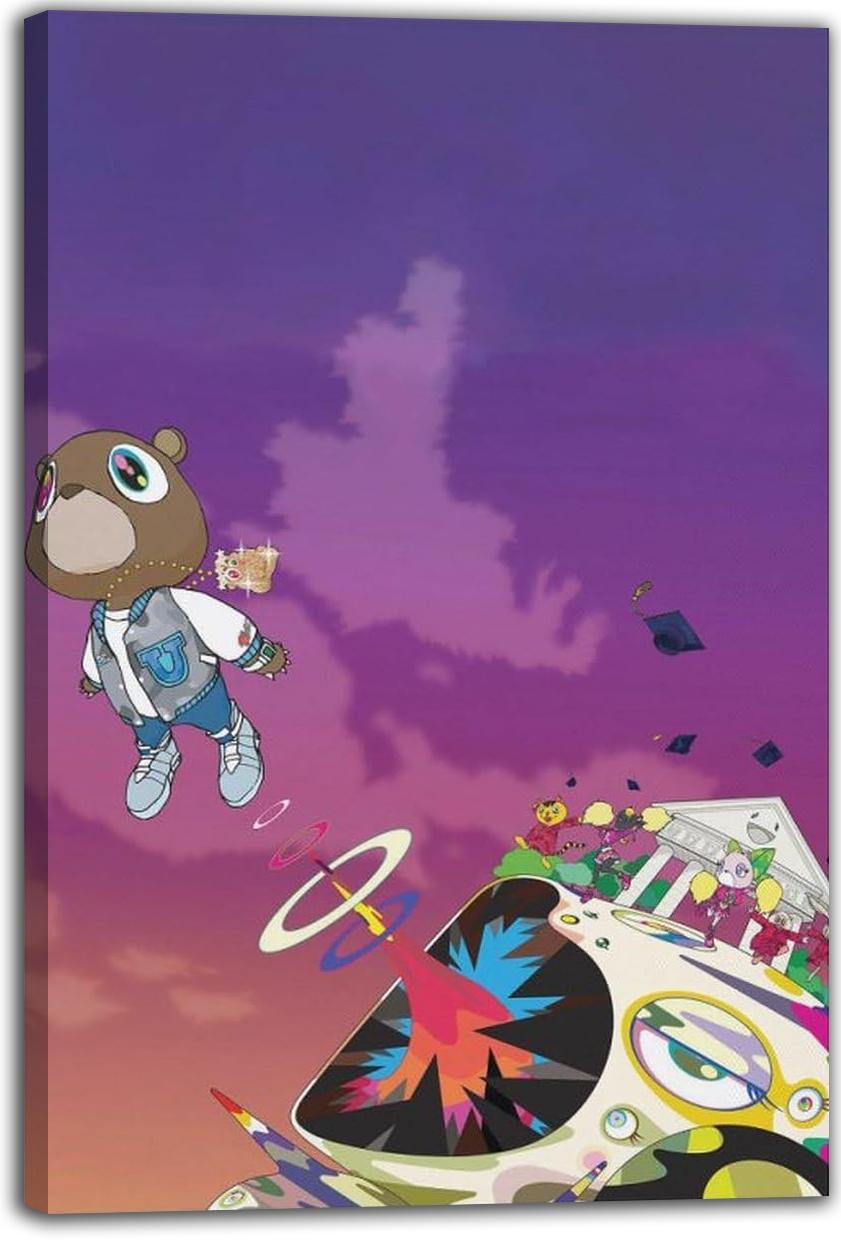 Kanye West Graduation Album Cover Art Poster(Paper and Canvas) Art Poster Printing Print