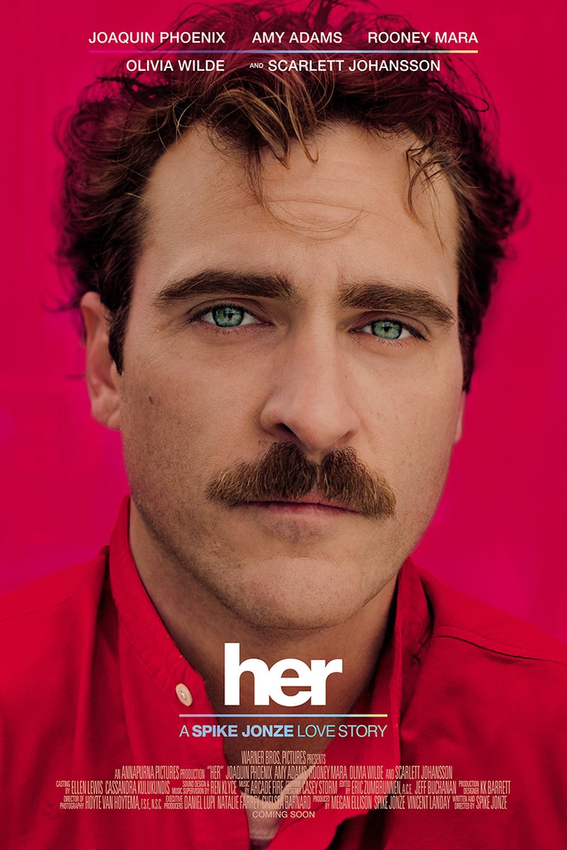 Her Movie Joaquin Phoenix Decorative Painting (paper and canvas) art poster printing print