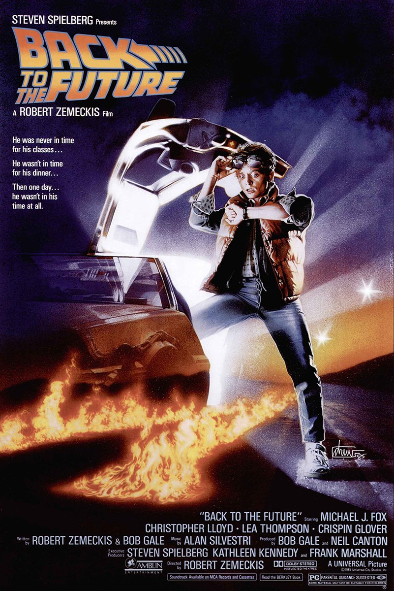 Back to the Future Movie Poster Decorative Painting (paper and canvas) art poster printing print