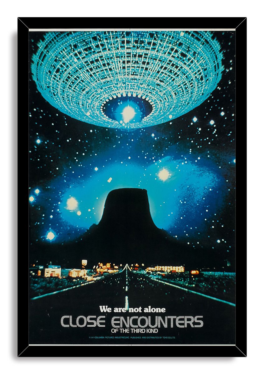 Close Encounters of the Third Kind Decorative Painting (paper and canvas) art poster printing print