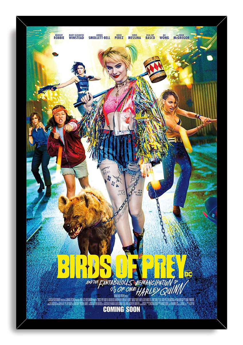 Harley Quinn and Birds of Prey Decorative Painting (paper and canvas) art poster printing print