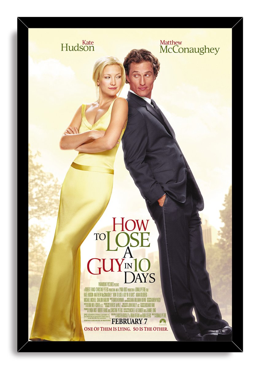 How to Lose a Guy in 10 Days Movie Poster Decorative Painting (paper and canvas) art poster printing print