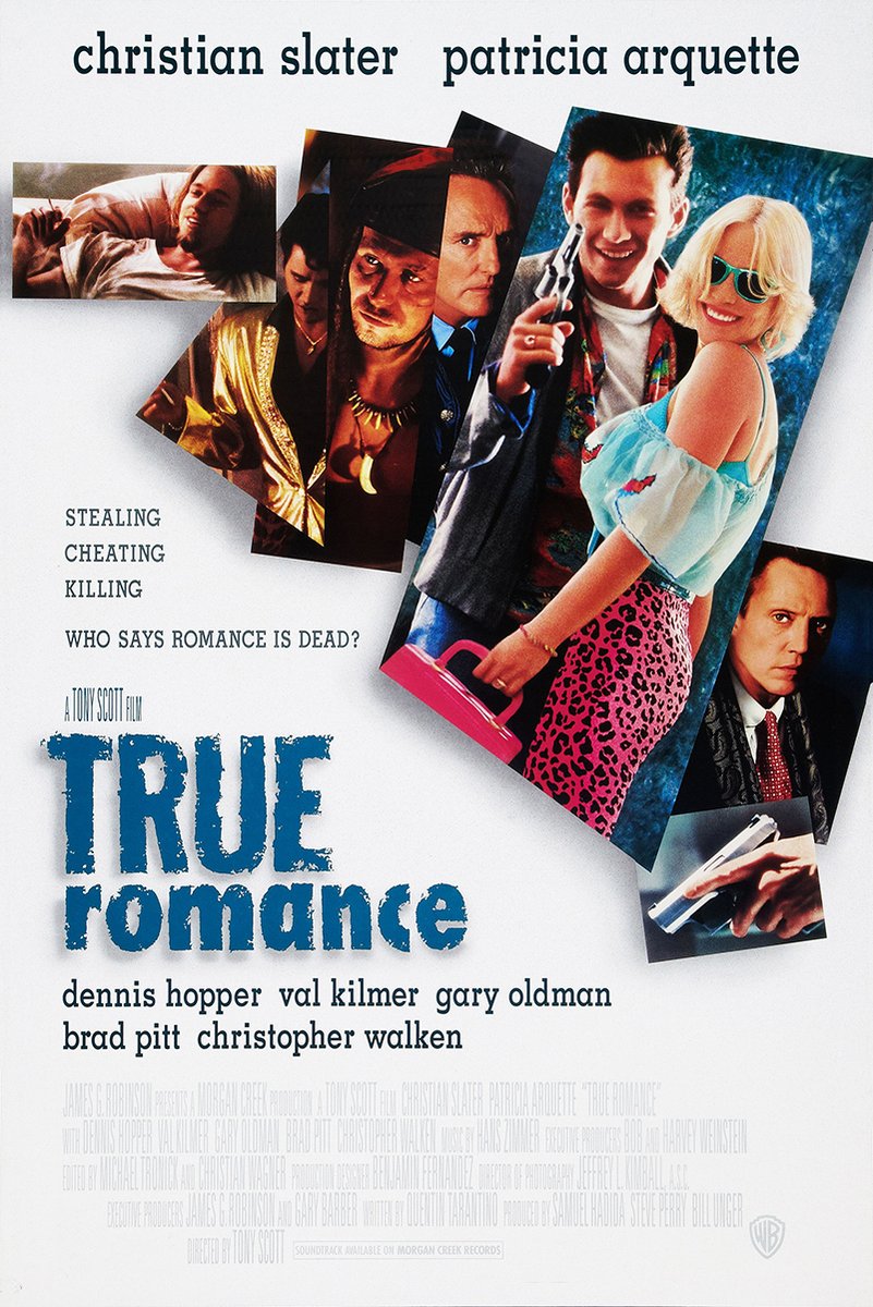 True Romance Movie Poster Decorative Painting (paper and canvas) art poster printing print