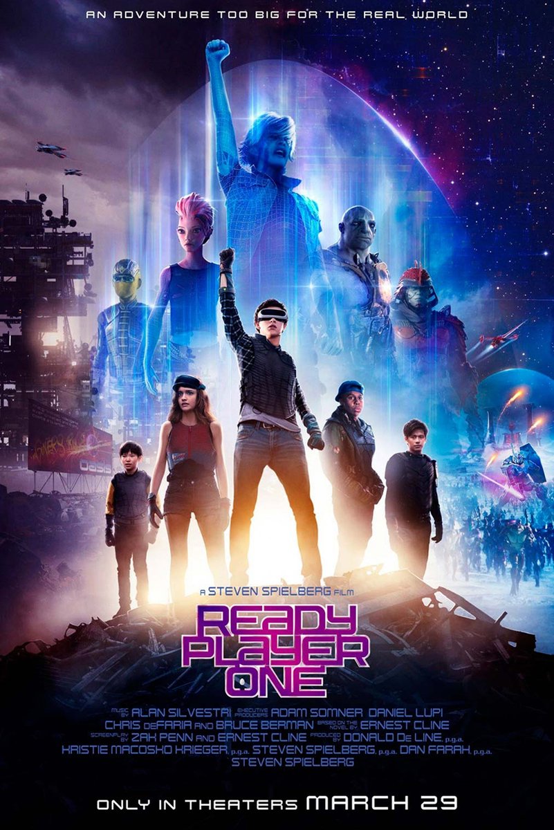 Ready Player One Movie Decorative Painting (paper and canvas) art poster printing print