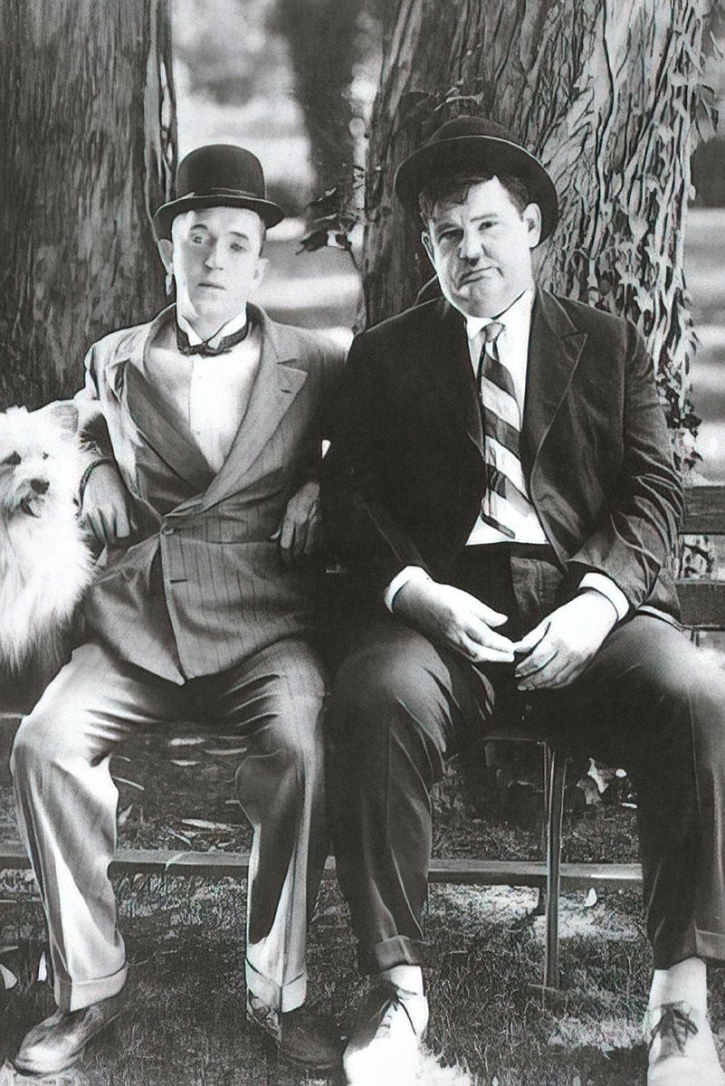 Laurel and Hardy Decorative Painting (paper and canvas) art poster printing print