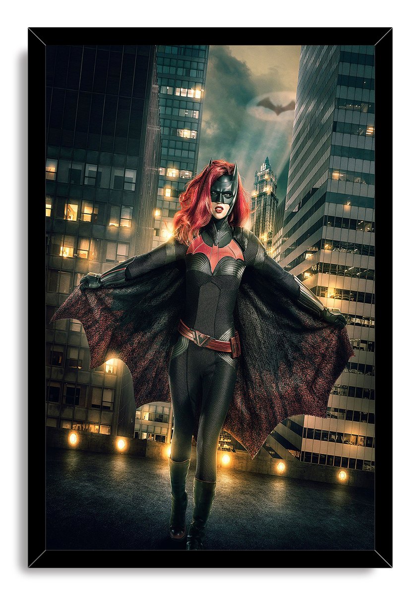 Batwoman Decorative Painting (paper and canvas) art poster printing print