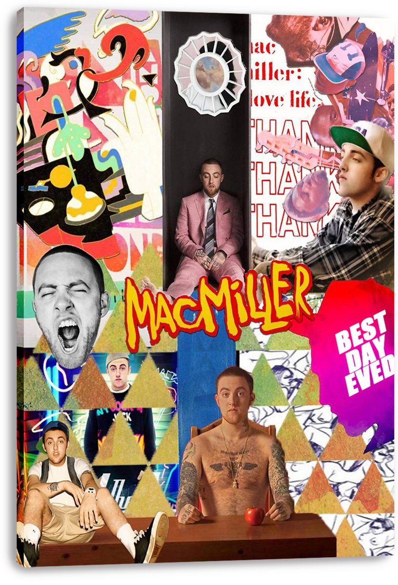 Mac Miller Decorative Painting (paper and canvas) art poster printing print