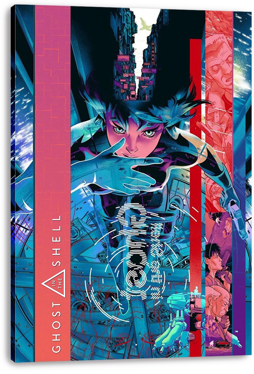 Ghost in the Shell Major Motoko Kusanagi Decorative Painting (paper and canvas) art poster printing print