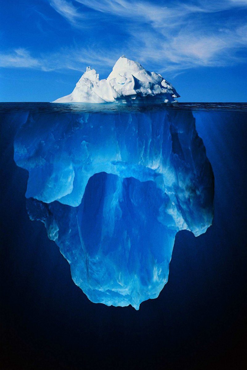 Iceberg Decorative Painting (paper and canvas) art poster printing print